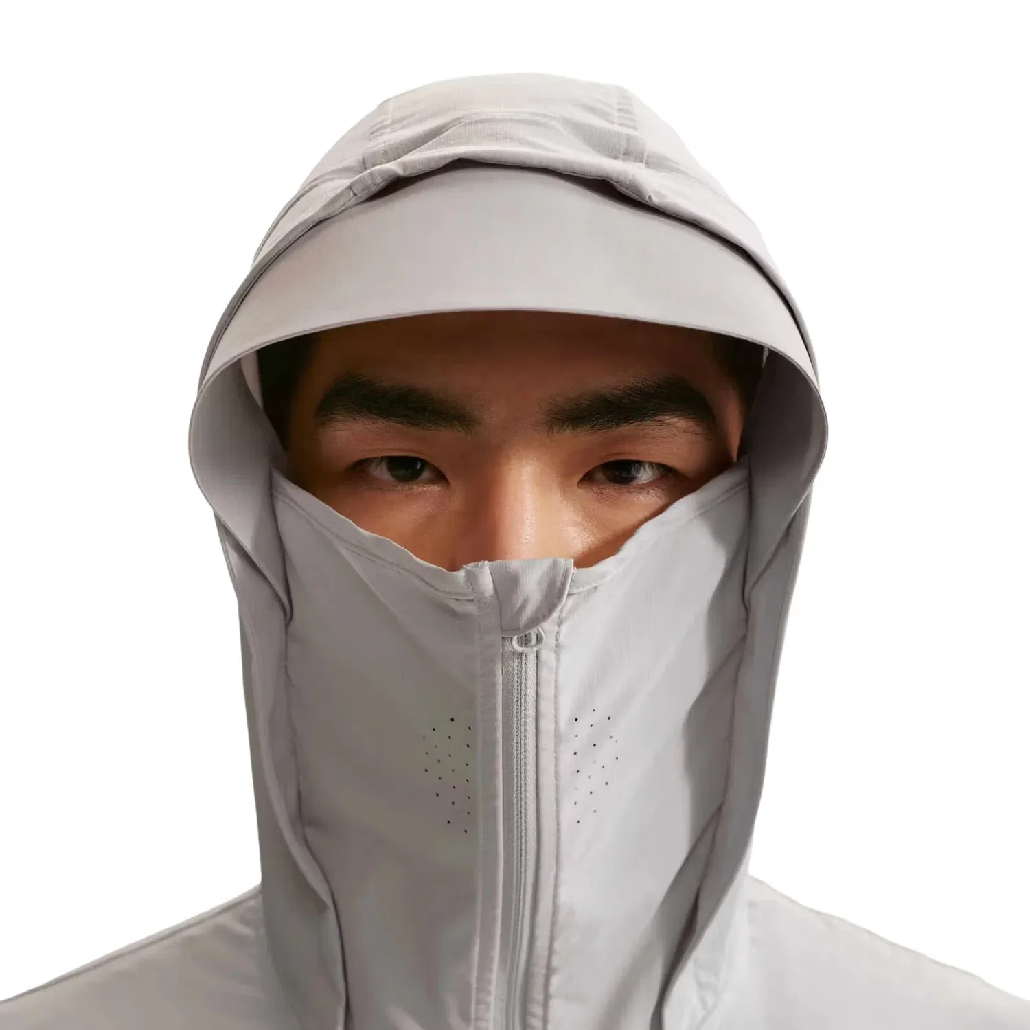 Куртка Nike Tech Helios Dri-FIT Shell Jacket 'Grey Fog Off White Black' IF0904-097, серый — фото 2