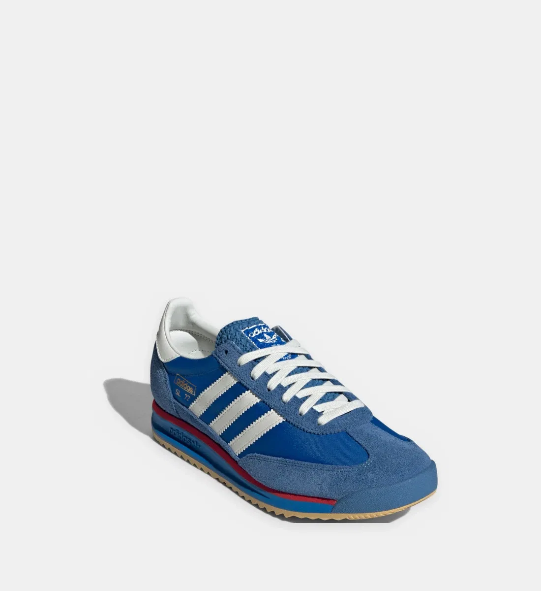 Низкие кроссовки SL72 из кожи adidas Originals, синий — фото 2
