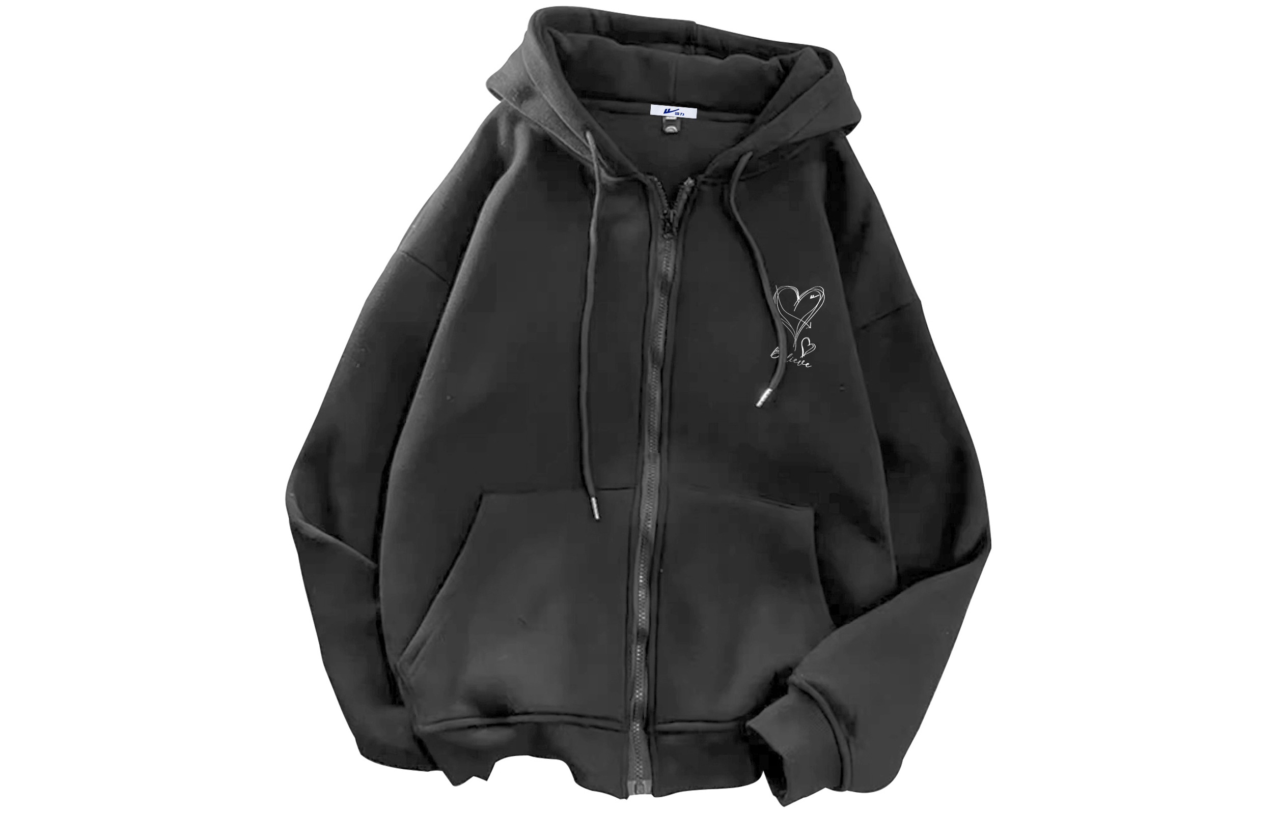 

Футболка Warrior Huichao Star Cloud Collection Унисекс, черный цвет (с флисовой подкладкой)