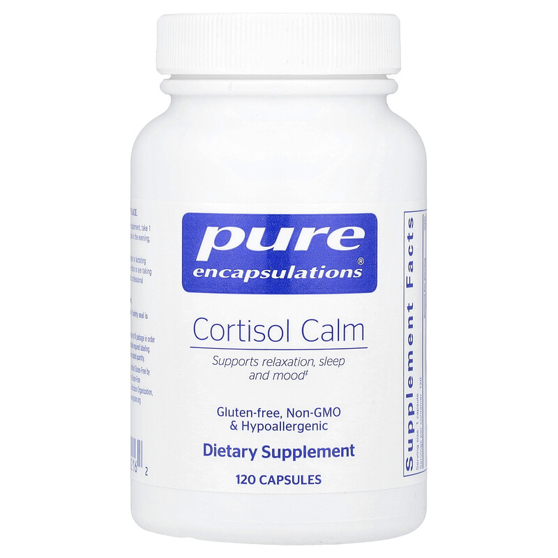 

Pure Encapsulations, Cortisol Calm, 120 капсул