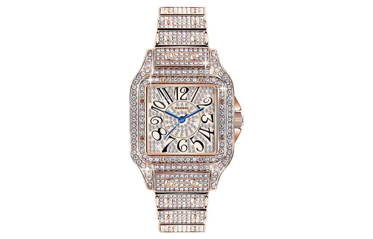 

KANGOL Часы Quartz Movement Metal Strap Watch Women's Watch Silver Dial -K656