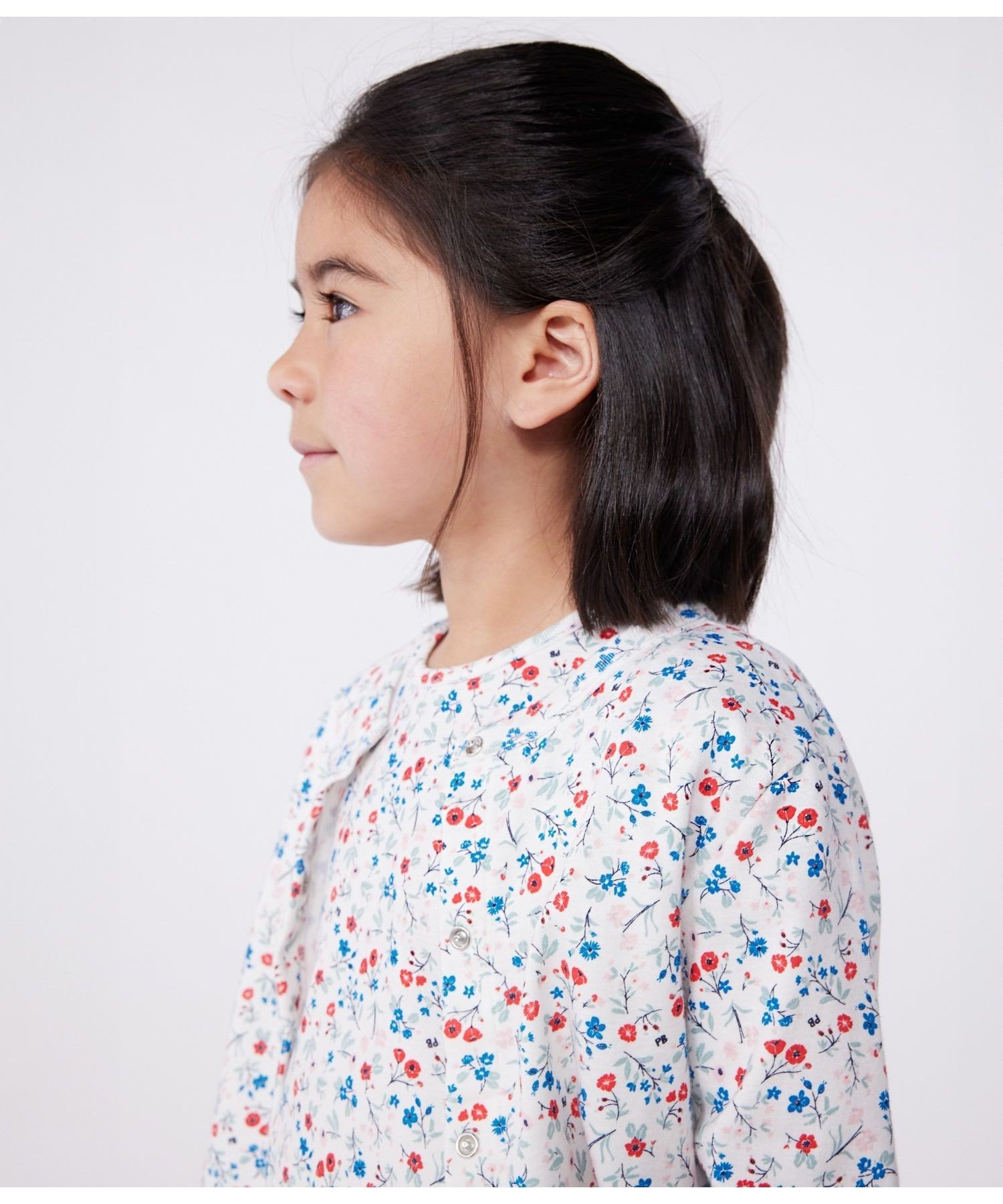 Кардиган PETIT BATEAU, Off-white/multicolor — фото 3