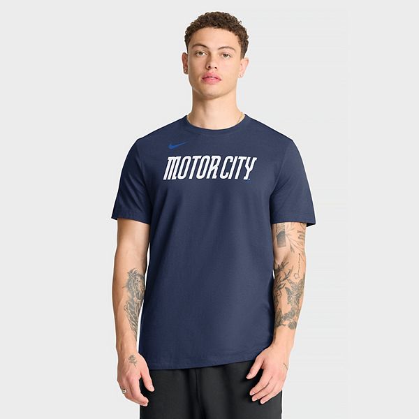 

Футболка Men's navy Detroit Tigers City Connect large logo Nike