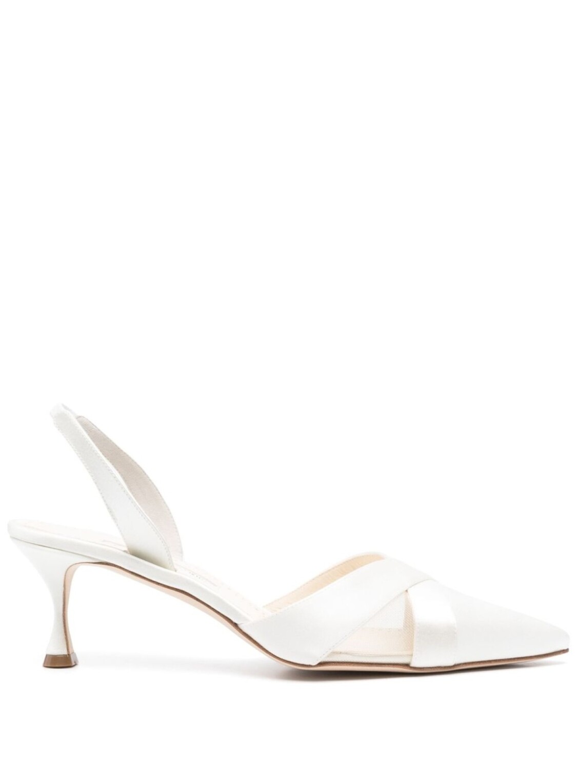 

50-мм мюли Oyounak Manolo Blahnik, белый
