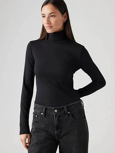 

Мечтательный топ с высоким воротником Levi's, цвет Caviar - Black