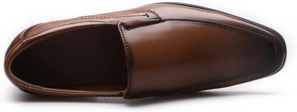 

Мужские туфли-лоферы на слипоне, официальные туфли для вечеринок и свадеб Abborora, коричневый