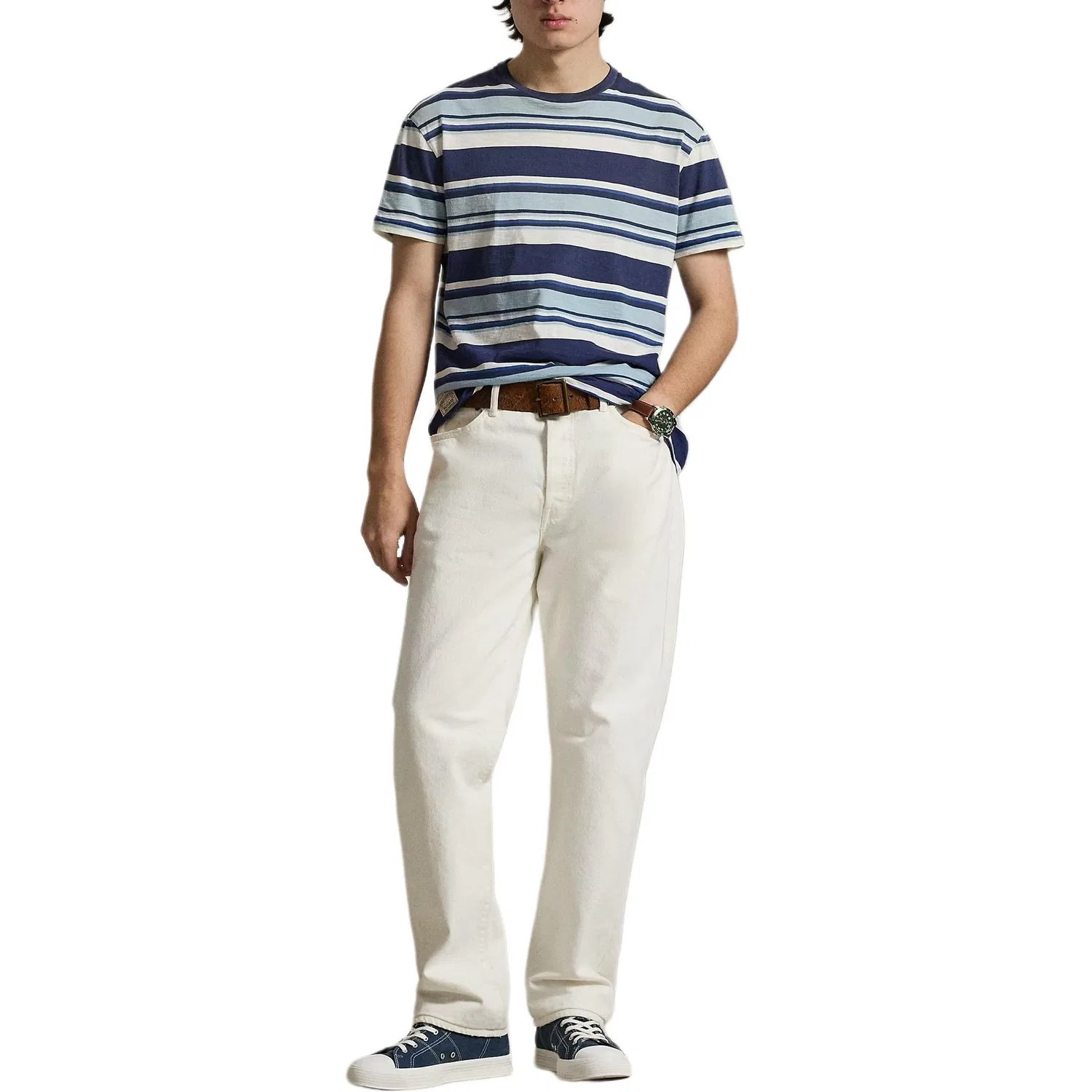Футболка классическая мужская Polo Ralph Lauren мультиколор — фото 3