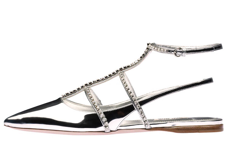 

Туфли женские Miu Miu, серебристый