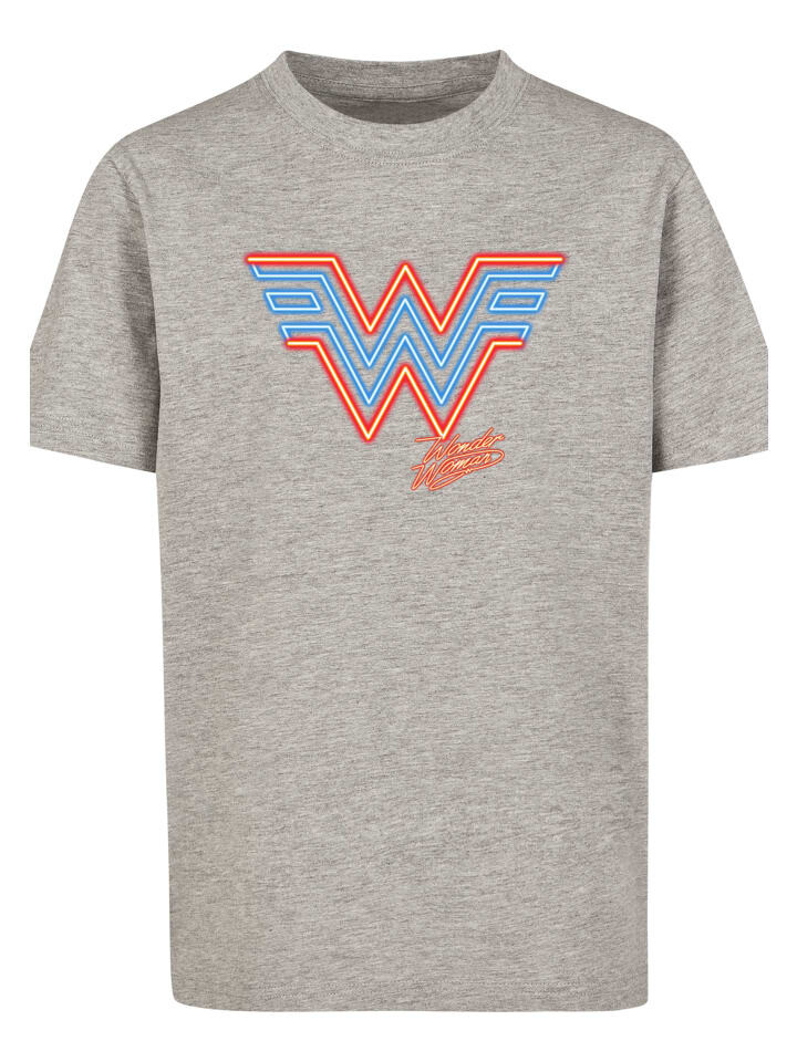 

Футболка F4NT4STIC DC Comics Wonder Woman 84 Neon Emblem, пестрый серый