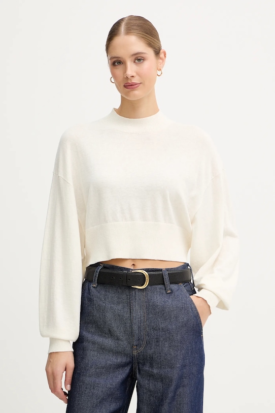 

Свитер из смесовой шерсти United Colors Of Benetton, бежевый