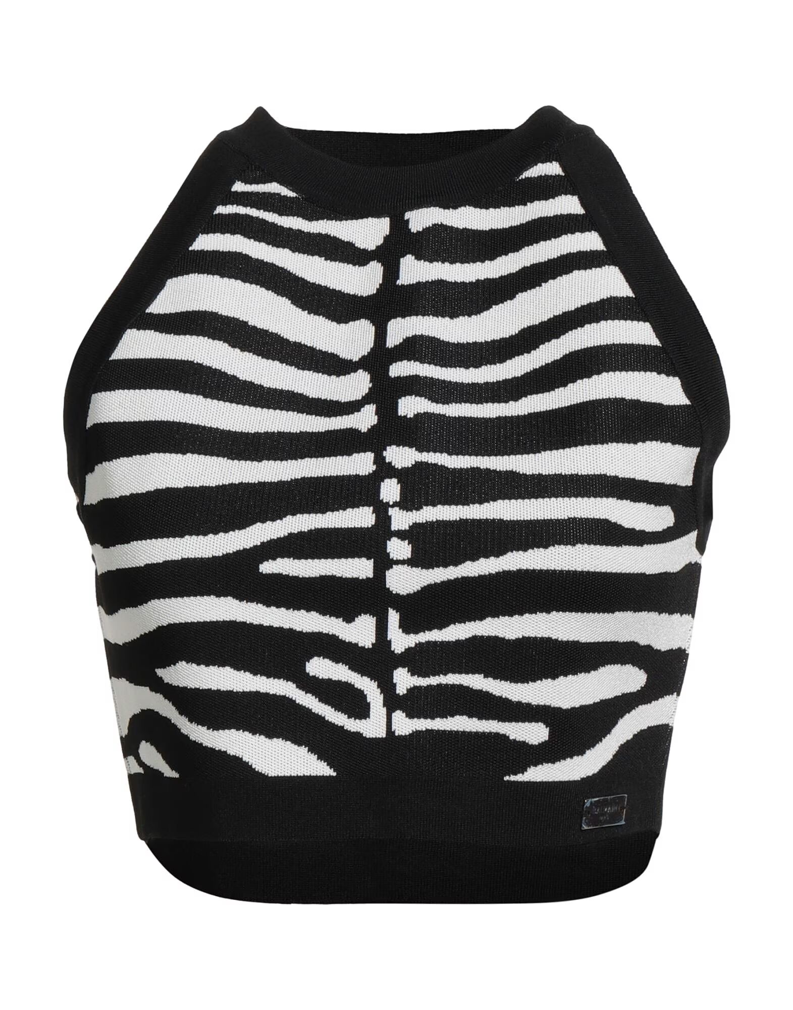 

Кроп-топ Balmain, черный