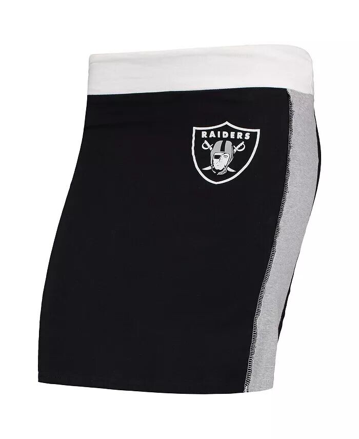 

Женская черная короткая юбка Las Vegas Raiders Refried Apparel