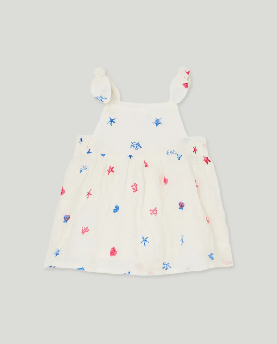 

Платье без рукавов для девочки Baby El Corte Inglés, белый