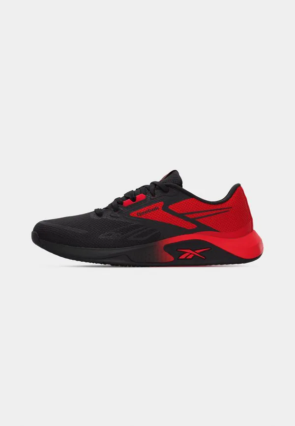 Кроссовки nanoflex 3 для тренировок Reebok, Black/Sport Red — фото 2