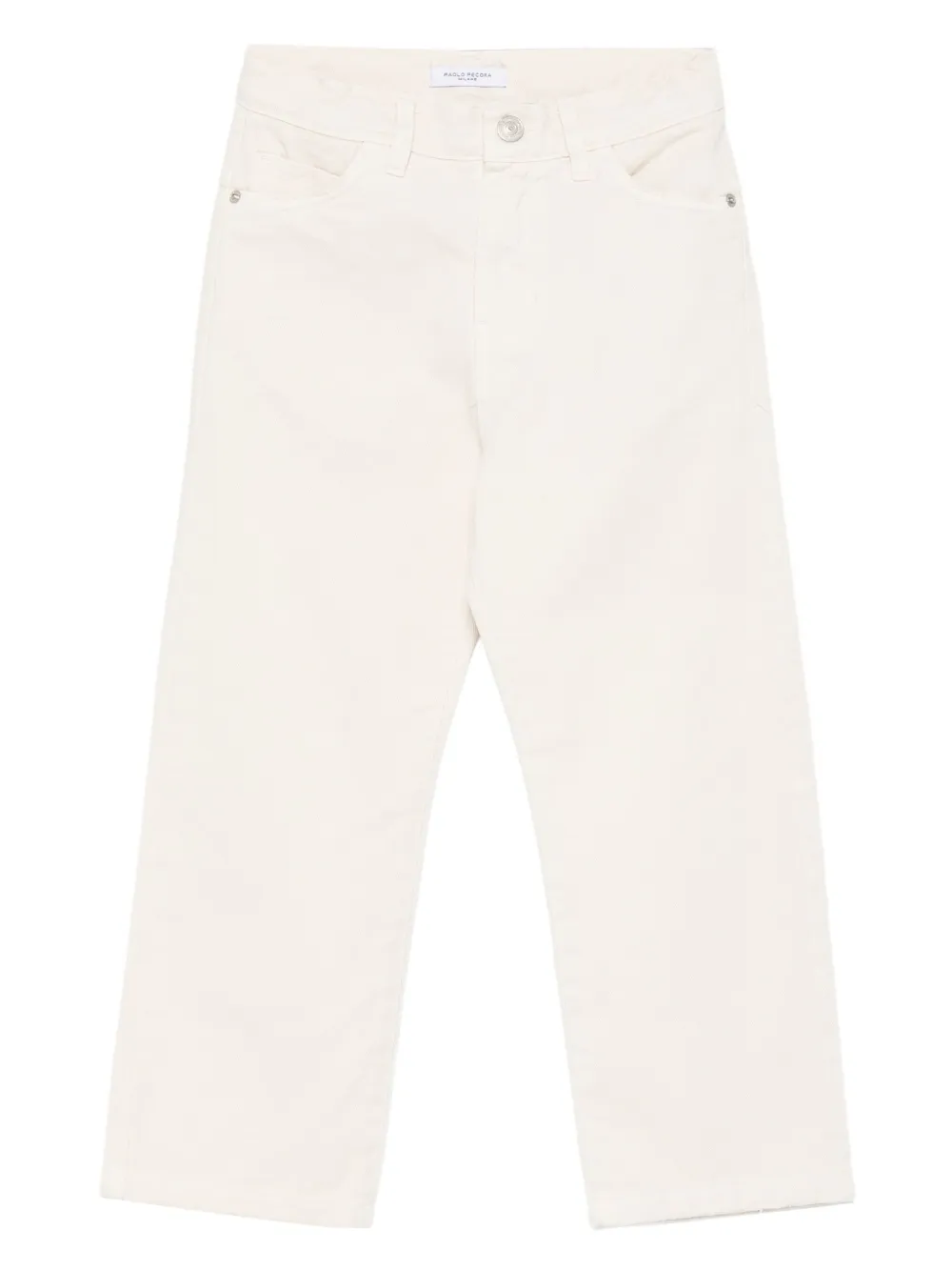 

Джинсы с необработанными краями Paolo Pecora Kids, нейтральный