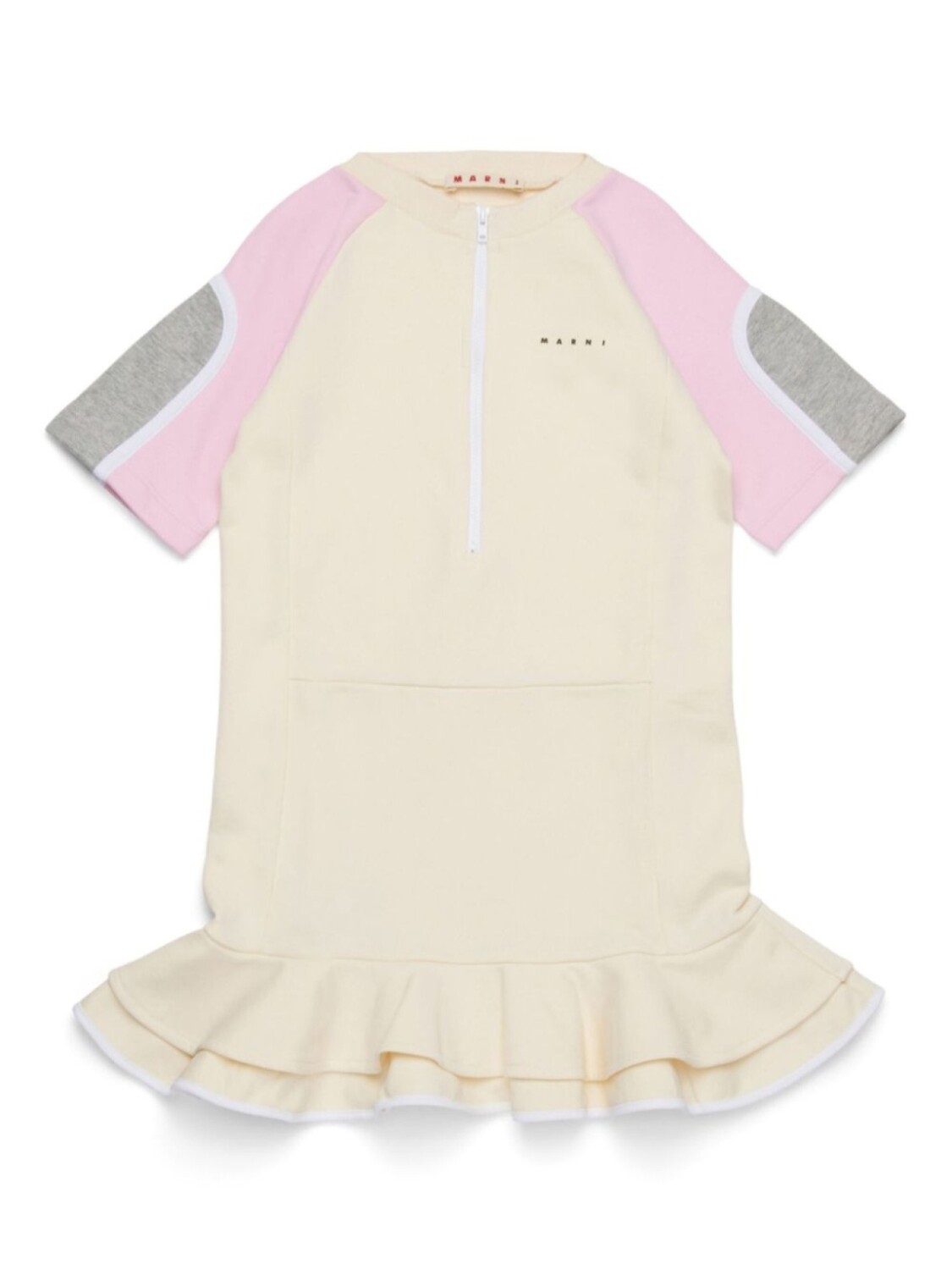 

Платье с оборками Marni Kids, желтый