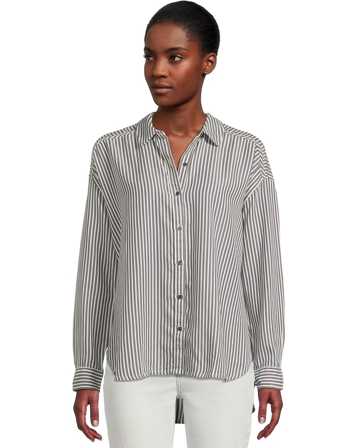 

Рубашка Splendid Ella Stripe Butoon Down Shirt, цвет Navy Stripe 1