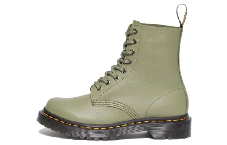 Dr.Martens Короткие женские ботинки Martin, зеленые