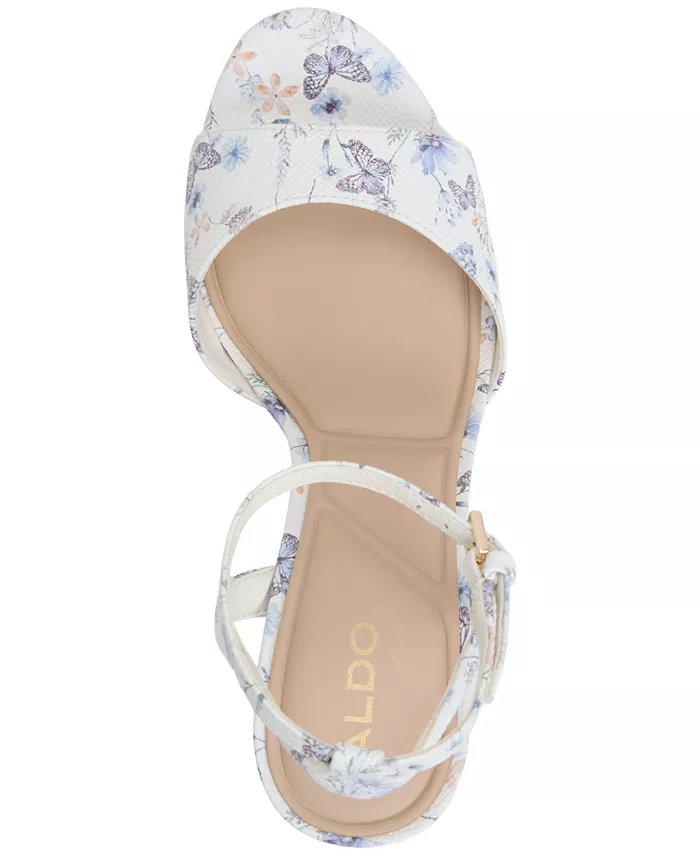 Женские элегантные босоножки на устойчивом каблуке Gracious Two-Piece ALDO, мультиколор — фото 4