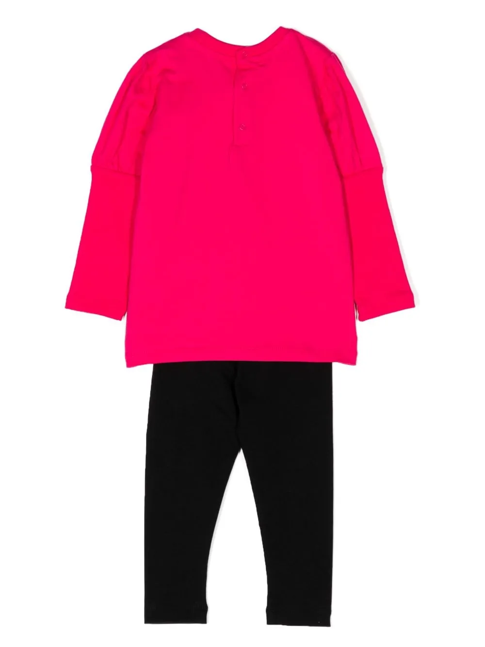 Комплект для новорожденного с логотипом Moschino Kids, розовый — фото 2