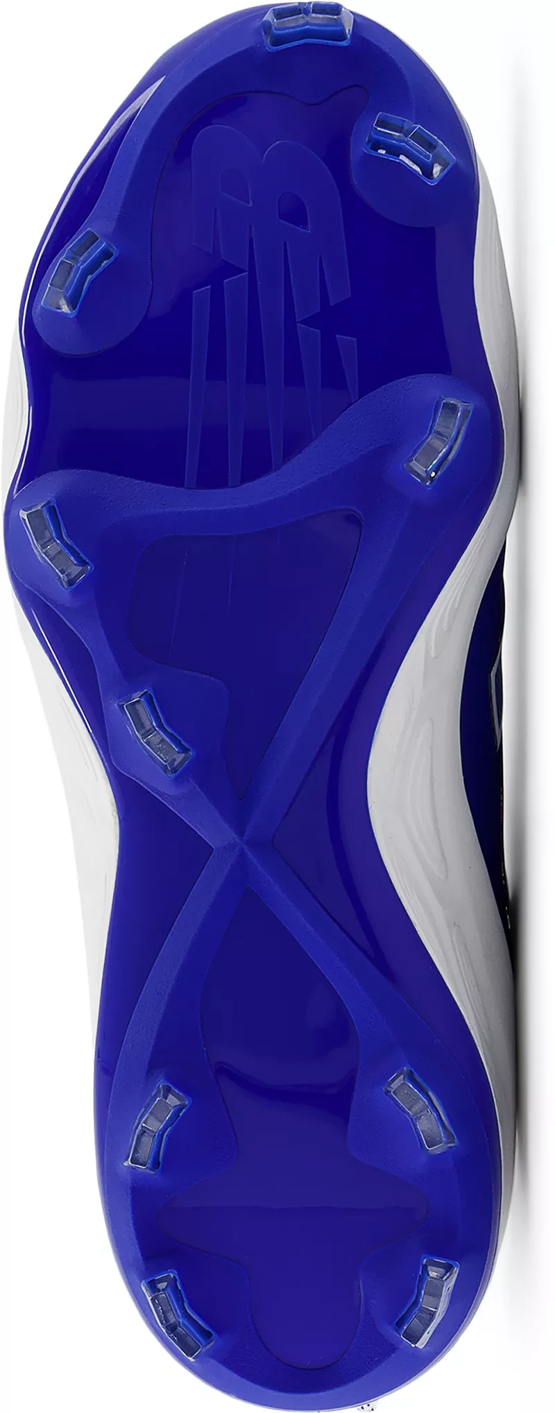 Женские формованные бутсы для софтбола New Balance Fresh Foam X VELO v4, цвет Royal/White — фото 3