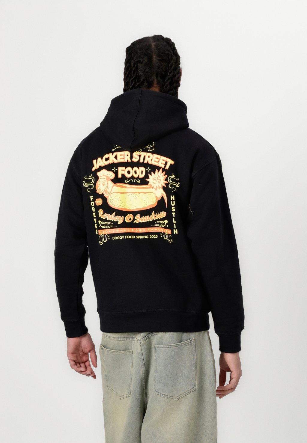 

Толстовка с капюшоном HOT DOGGY HOODIE UNISEX - Sweatshirt Jacker, черный