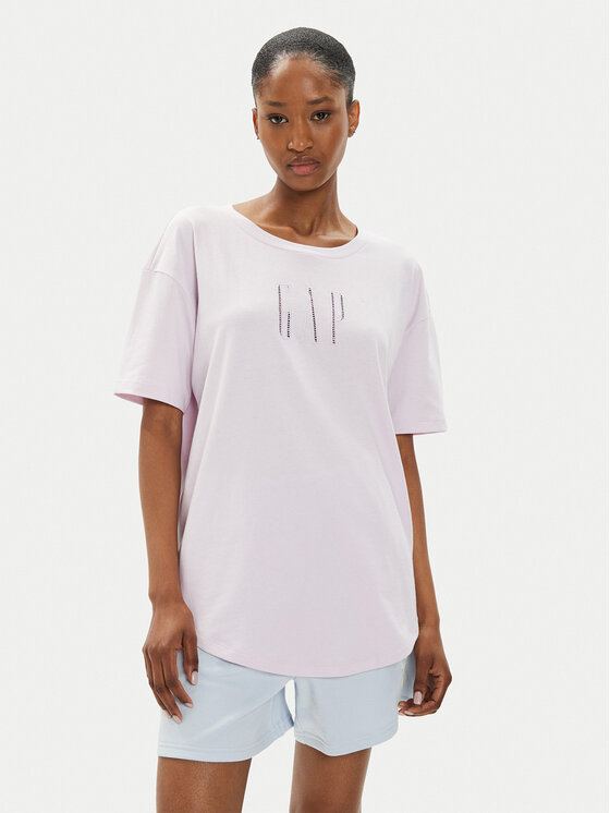 

Футболка loose fit 627139-02 Gap, фиолетовый
