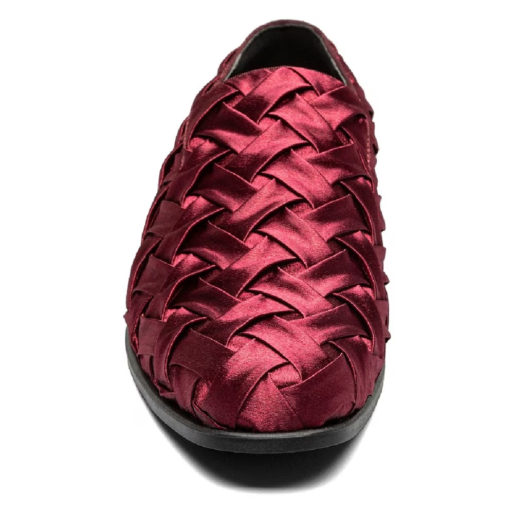 Туфли лоферы Savoir x-cross Stacy Adams, burgundy — фото 3