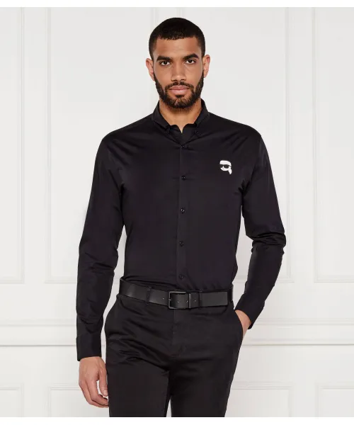 

Рубашка Casual fit Karl Lagerfeld, черный