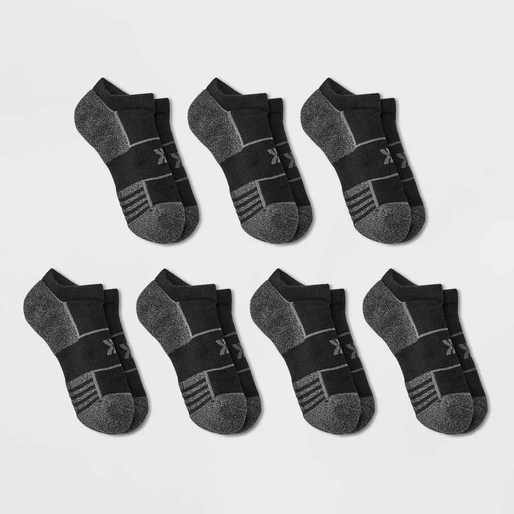 

Женские носки с мягкой сеткой Finish Line No Show Bonus Pack 6+1 - All In Motion, цвет Black