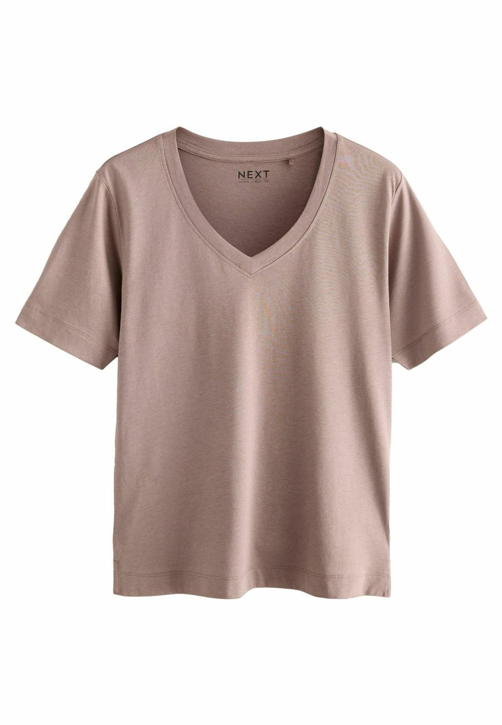 

Футболка с принтом REGULAR FIT -SLOUCH V-NECK Next, бежевый