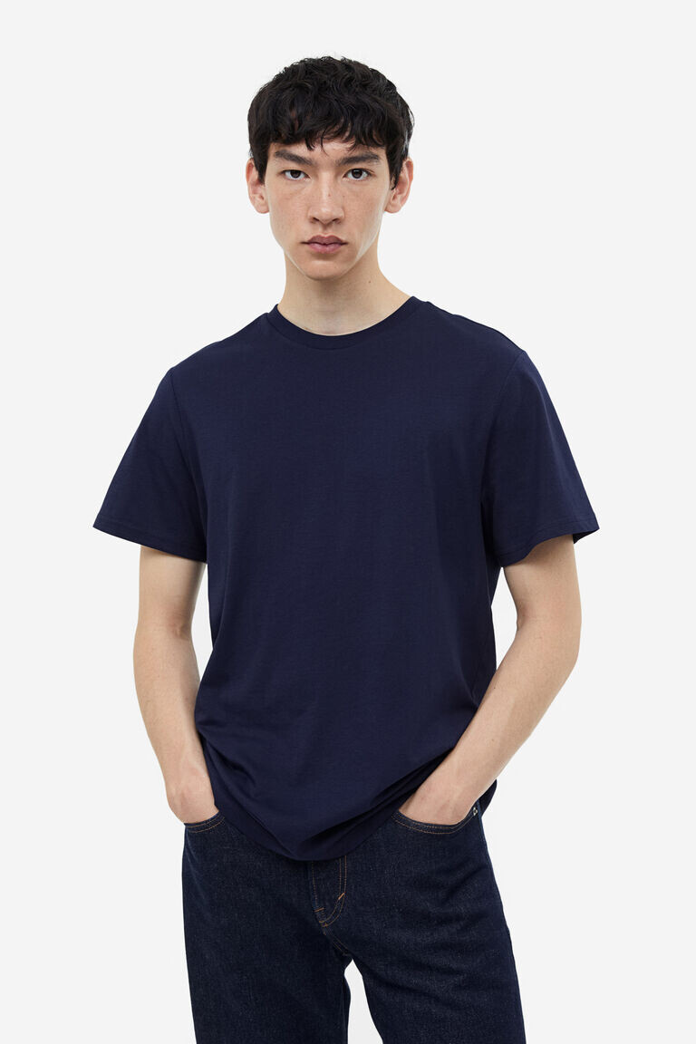 

Футболка стандартного кроя H&M, синий