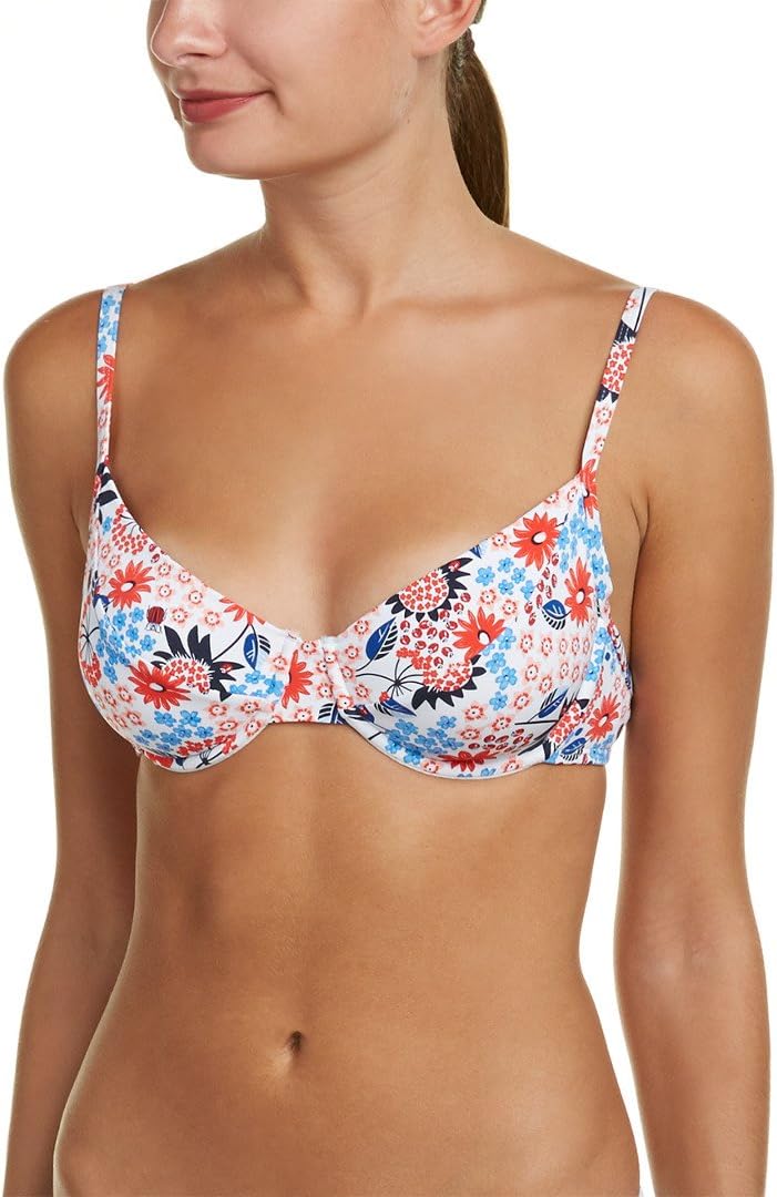 

Женский бикини-топ на косточках с цветочным принтом Tommy Hilfiger Libby, Core Navy, Синий, Женский бикини-топ на косточках с цветочным принтом Tommy Hilfiger Libby, Core Navy