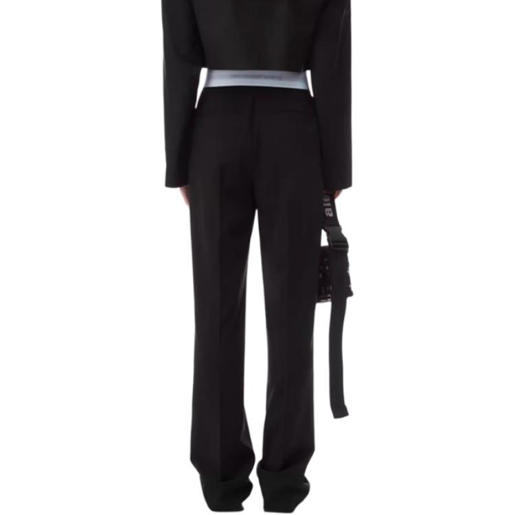 Alexander Wang FW24 Повседневные брюки женские черные — фото 4