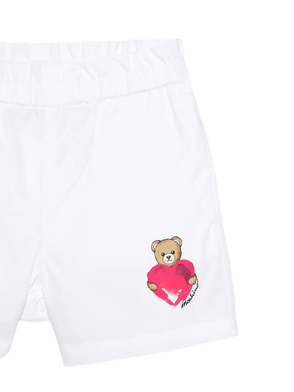 Шорты с принтом Teddy Bear Moschino Kids, белый — фото 3