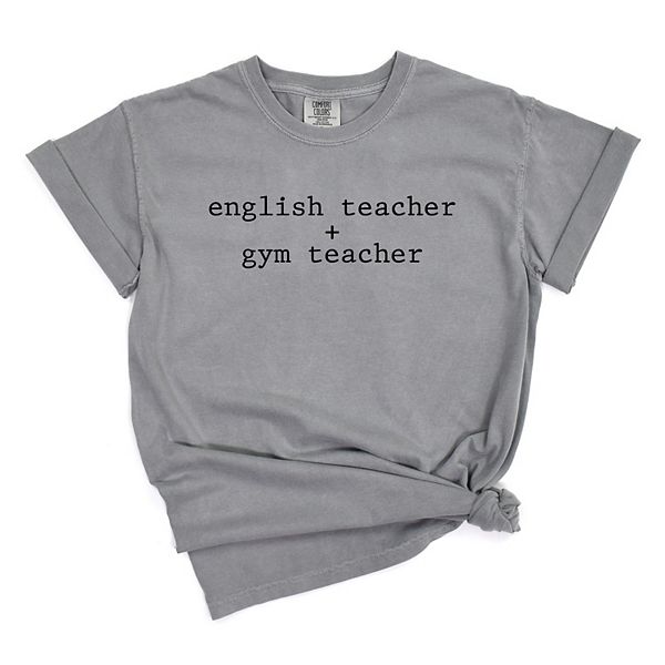 

Футболка женская garment dyed English teacher + gym teacher Simply Sage Market, Grey, Серый, Футболка женская garment dyed English teacher + gym teacher Simply Sage Market, Grey