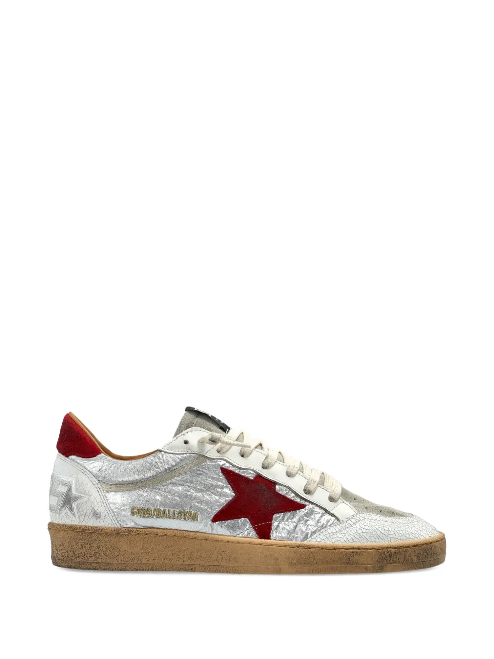 

Кеды ball star GOLDEN GOOSE, серебряный