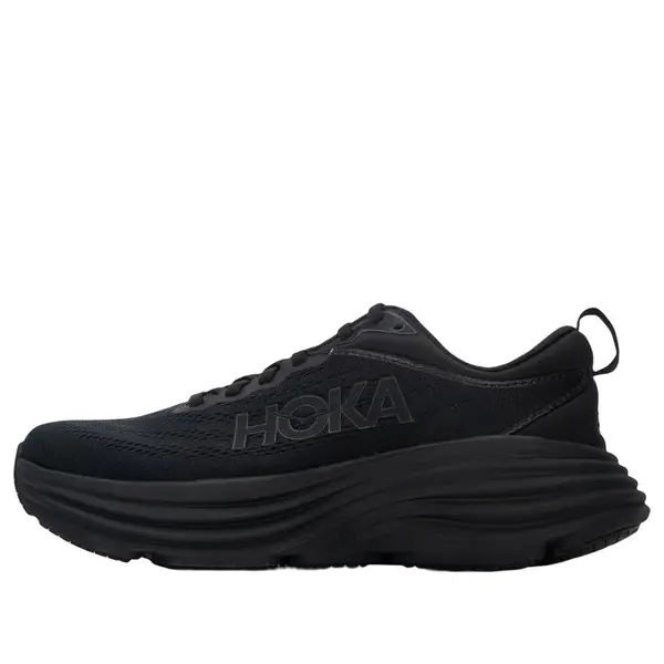 Кроссовки bondi 8 wide 'triple black' Hoka One One, черный