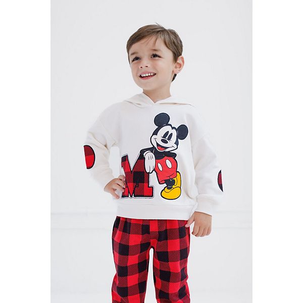 

Комплект из толстовки и брюк Disney Mickey Mouse из флиса Imagikids, White Red Black