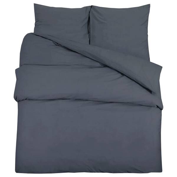 

Комплект постельного белья vidaXL Set 3016894-10 (3 шт), 200x1x200 см, антрацитовый