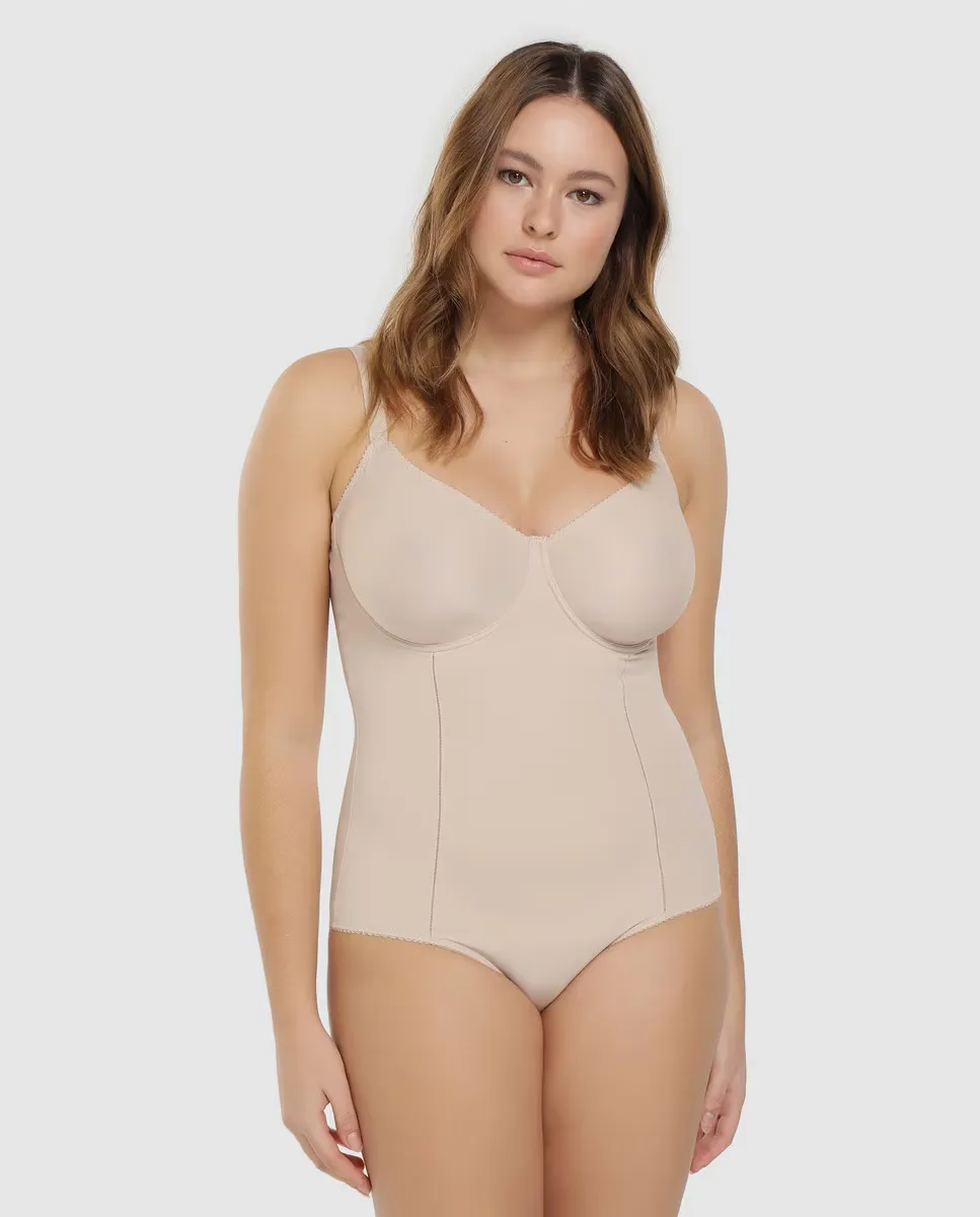 

Женское утягивающее боди Naturana на косточках, цвет Miel