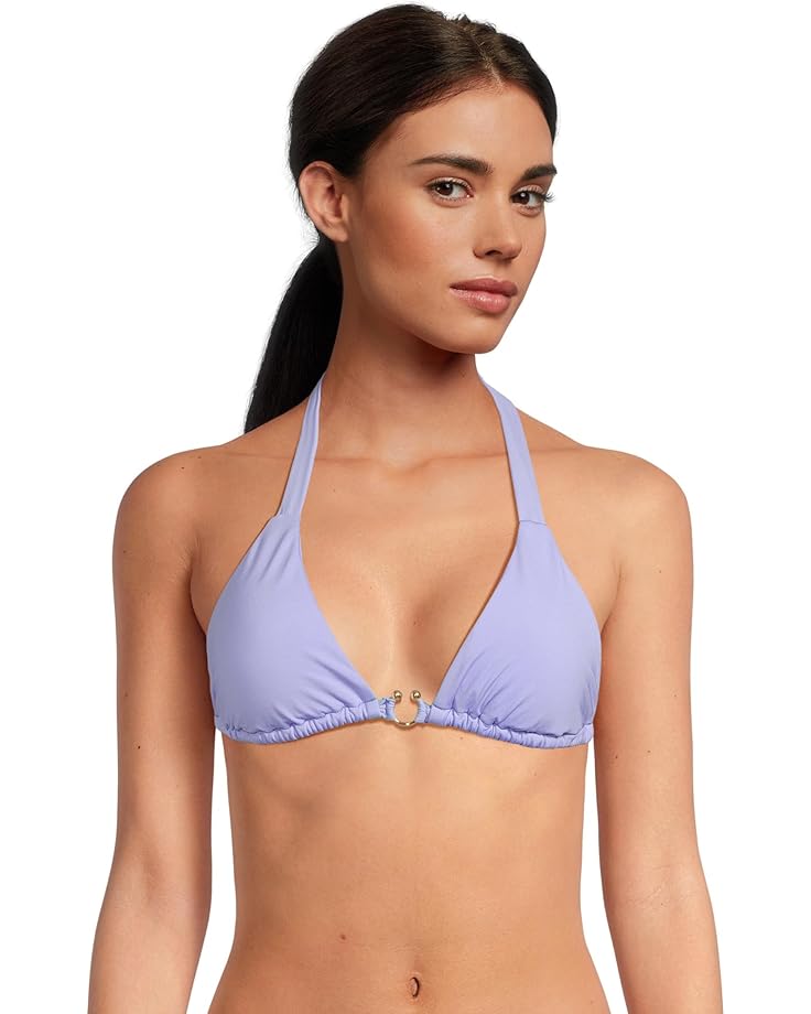 

Пляжный топ BECCA Color Code Cheryl Horseshoe Buckle Triangle Top, цвет Bellflower