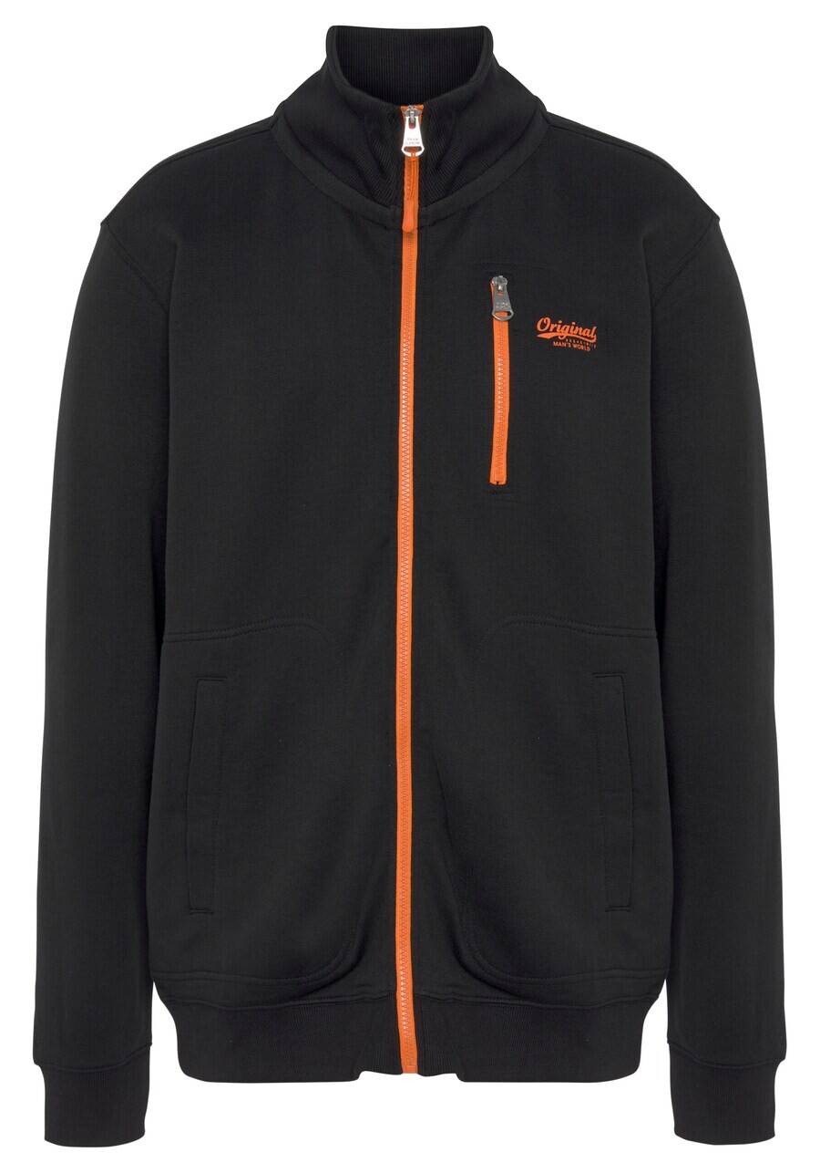 

Куртка на молнии Man's World Zip-Up Hoodie, черный
