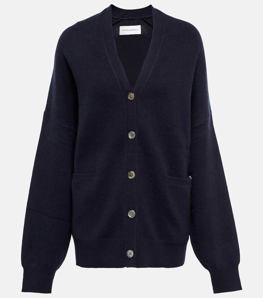 

Кардиган N°24 Tokio из смесового кашемира EXTREME CASHMERE, синий