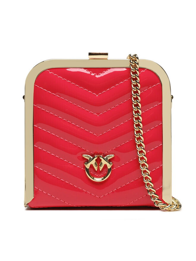 

Вечерняя сумка PINKO Box Clutch AI 23-24 PLTT 101514 A15B, красный