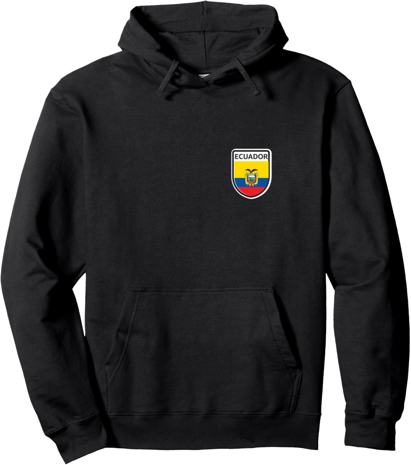 

Толстовка с флагом Эквадора Ecuador, черный