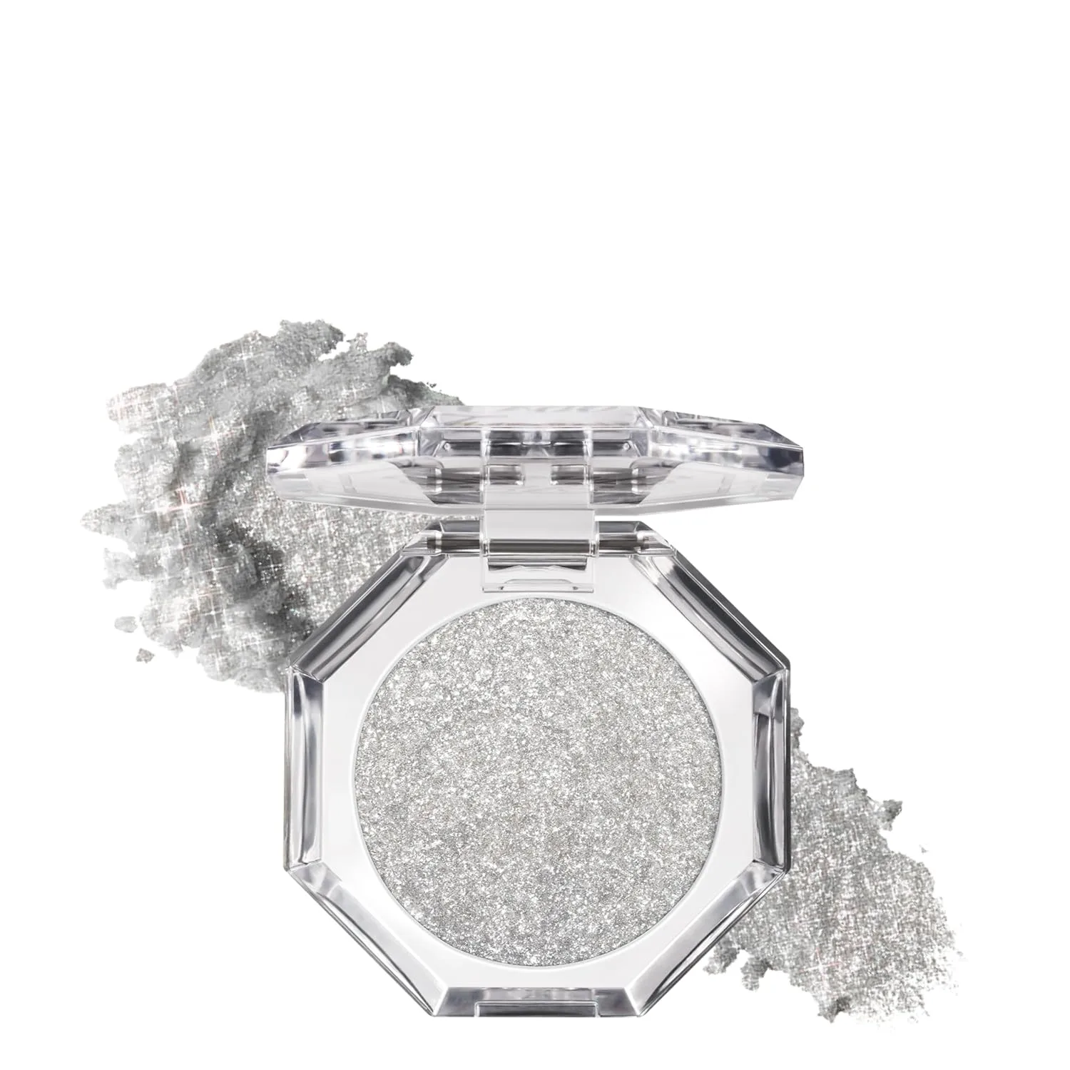Too Faced Disco Crush High Shine Glitter Многофункциональный блеск для глаз и лица | Кремовый, переливающийся, мультихромный блеск для лица и теней, 0,05 унции, 01 Fairy Dust (Opalescent Platinum Sparkle)