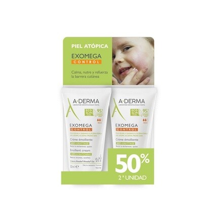 

Крем смягчающий Exomega Control 50 мл - Упаковка из 2 шт A-Derma