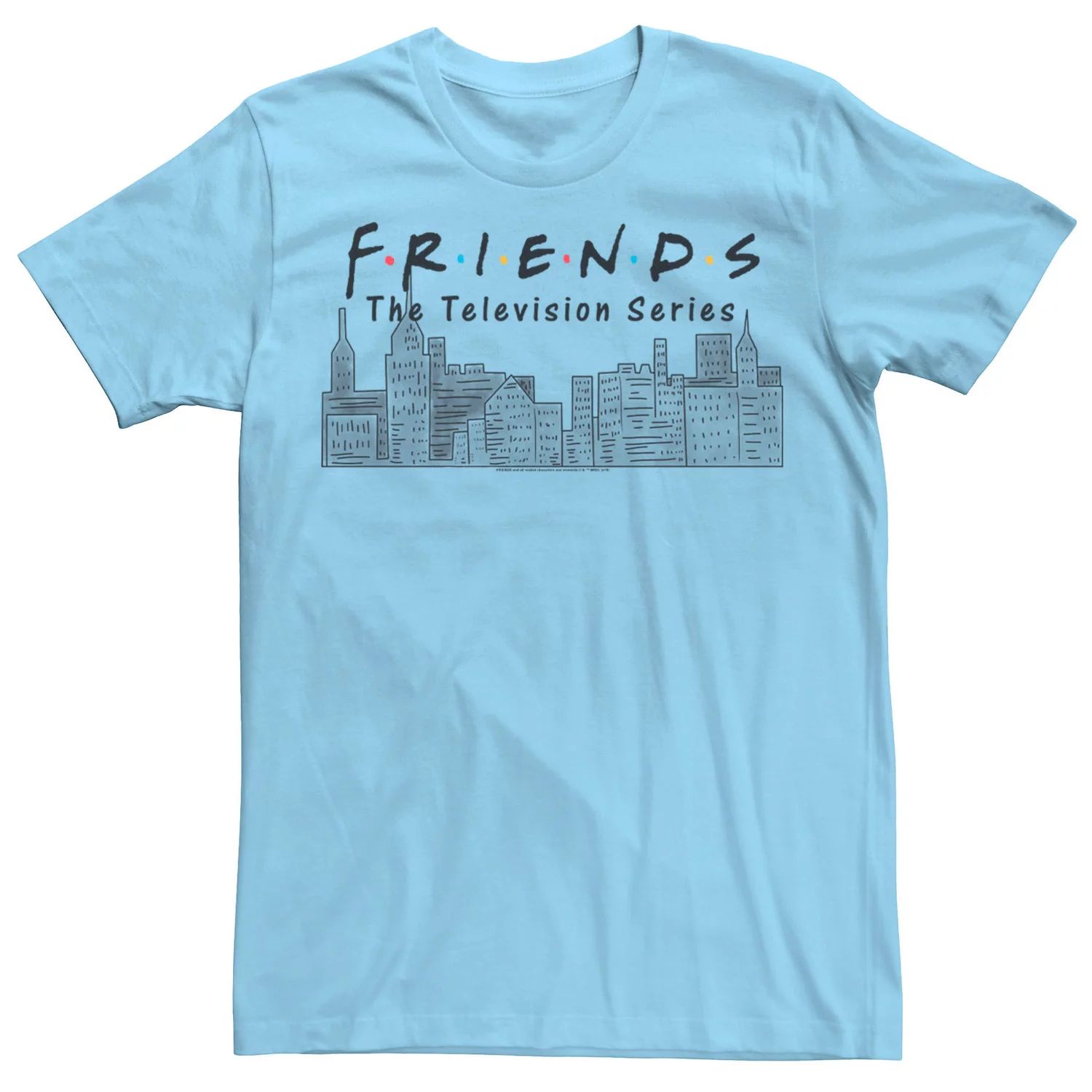 

Мужская футболка Friends Classic с логотипом City Skyline Licensed Character