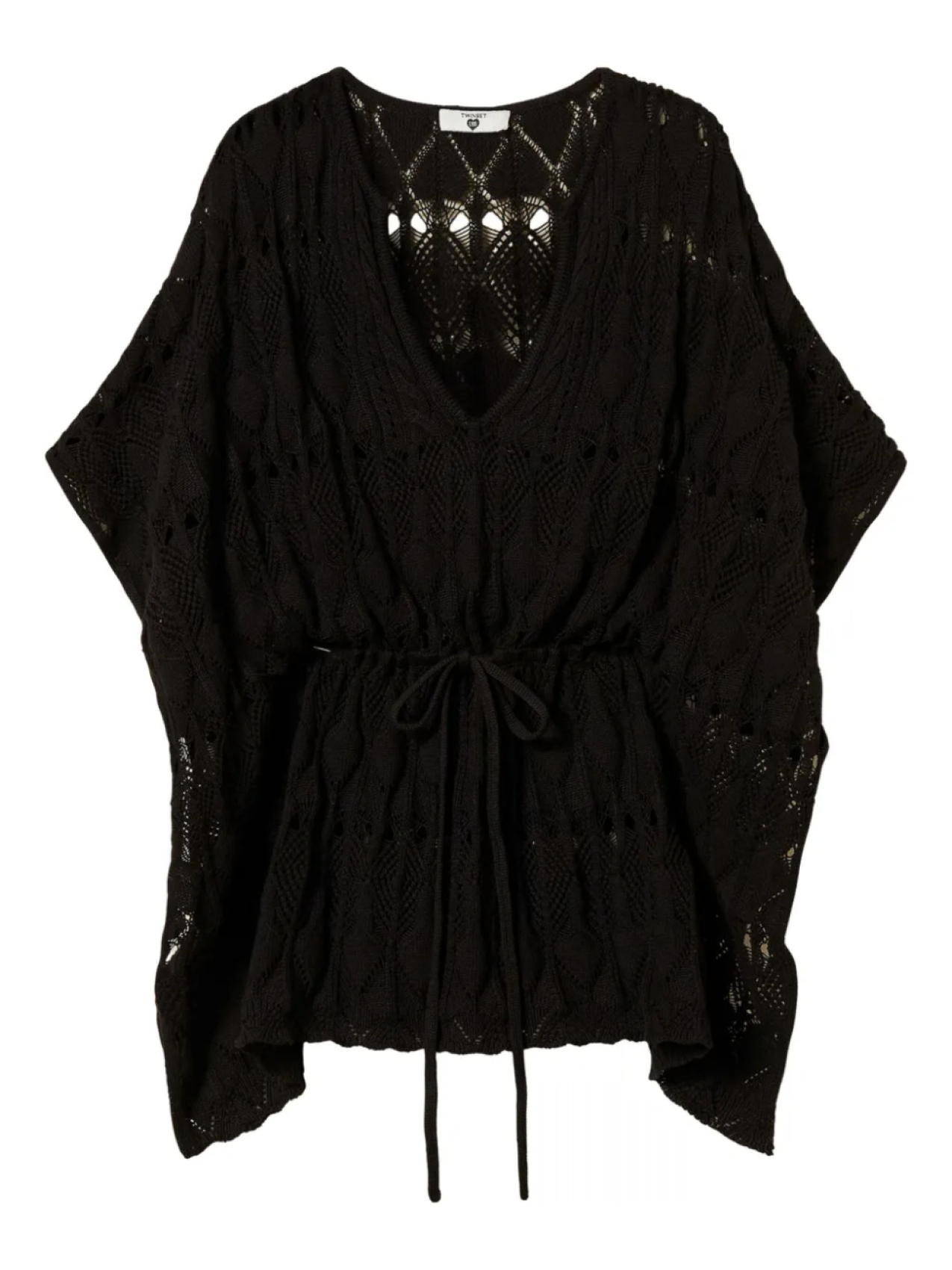 

Накидка крючком TWINSET, черный
